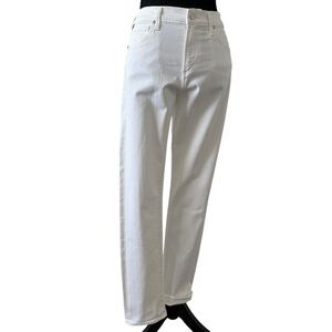 Citizens Of Humanity Agnes White Straight Leg Jeans size 26